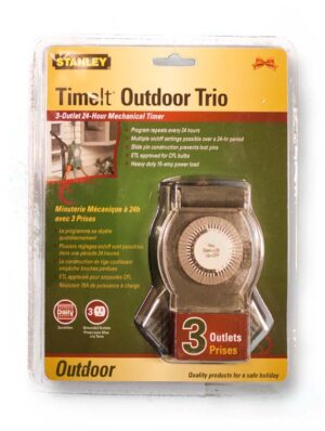 15Amp Mech Outdoor 2 Outlet Timer